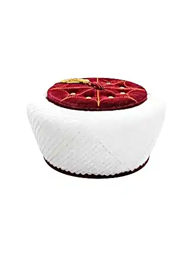 İmam Sarığı - Çapraz El Sarması Sultan Sarık - Bordo 