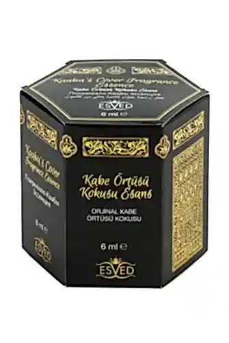 Kabe Örtüsü Esansı 6 Adet Orijinal Kabe Örtü Kokusu Cam Şişe 6ML (6 Adet Set) - Esved (1)