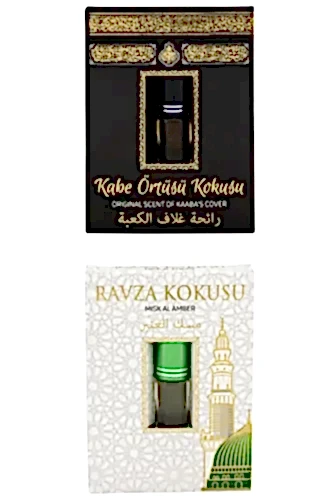 Kabe Örtüsü Kokusu Ve Medine Ravza Kokusu Alkolsüz Esans 3ml 