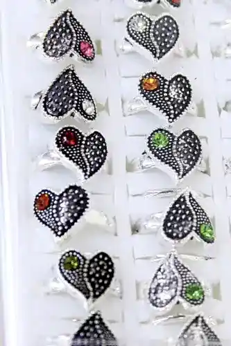 Kalp Taşlı Yüzük 42'li-6125 - İhvan (1)