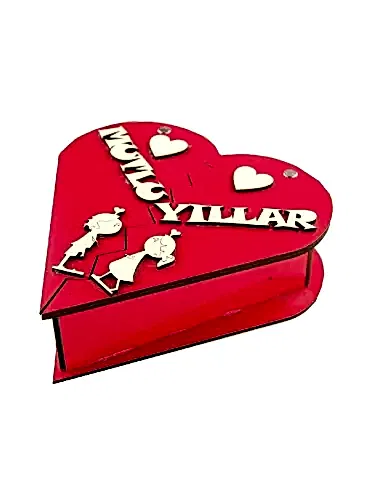 Kalpli Açılan Mutlu Yıllar Hediye Kutusu - İhvan (1)