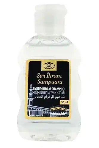 Kokusuz Sıvı İhram Sabunu Ve Kokusuz Sıvı İhram Şampuanı 50Ml 6 Adet - Esved (1)
