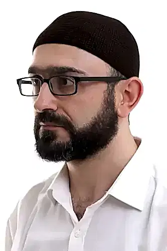 Kahverengi Kışlık Nokta Desenli Orlon Namaz Takkesi 