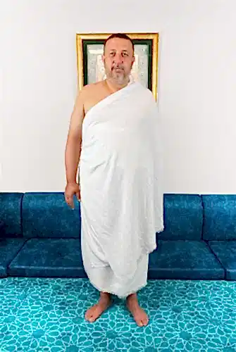 Lüks Bambu Hac Umre İçin Erkek İhram, Yumuşak, Dikişsiz, 1250gr. Kemer Hediyeli Kutulu Set - 7