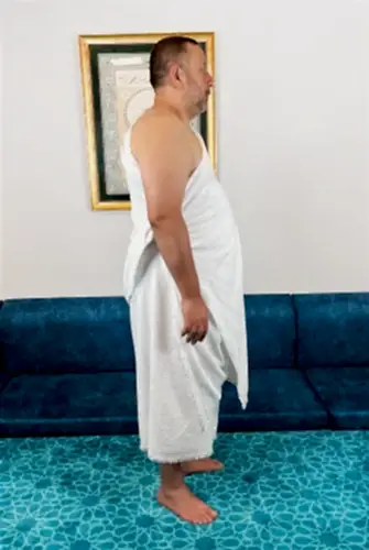 Lüks Bambu Hac Umre İçin Erkek İhram, Yumuşak, Dikişsiz, 1250gr. Kemer Hediyeli Kutulu Set - 9