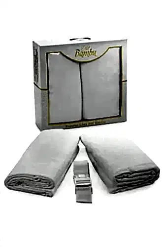 Lüks Bambu Hac Umre İçin Erkek İhram, Yumuşak, Dikişsiz, 1250gr. Kemer Hediyeli Kutulu Set - 10