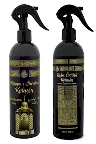 Makamı İbrahim Ve Kabe Örtüsü Kokusu Sprey 400 Ml. Siyah - Esved (1)