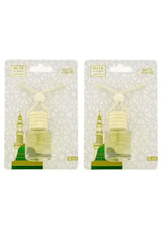 Medine Ravza Kokusu 8 Ml Araba Kokusu Cam Şişe 2 Adet - Esved (1)