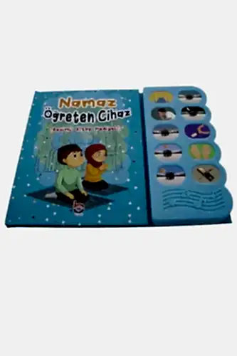 Namaz Öğreten Cihaz Resimli Kitap Seti Mavi 