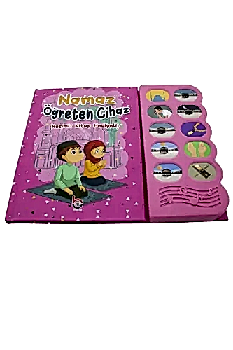 Namaz Öğreten Cihaz Resimli Kitap Seti Pembe 