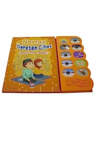 Namaz Öğreten Cihaz Resimli Kitap Seti Turuncu 