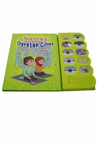 Namaz Öğreten Cihaz Resimli Kitap Seti Yeşil 