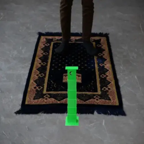 Namaz Sütresi - Yeşil Renk - ihvanonline (1)