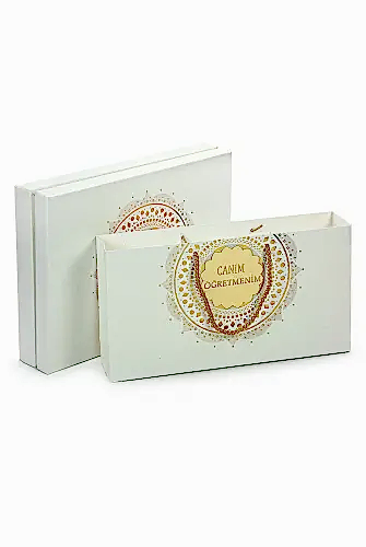 Öğretmenler Gününe Özel Lüks Hediye Kutulu Kuranı Kerim Tesbih Zikirmatik Seccade Seti - ihvanonline (1)