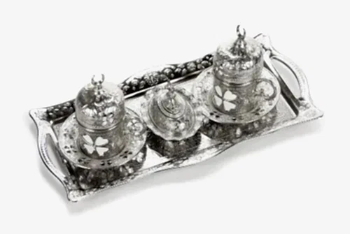 Oryant Yonca 2'li Kahve Seti Kutulu 125-S-K-11 - İhvan (1)