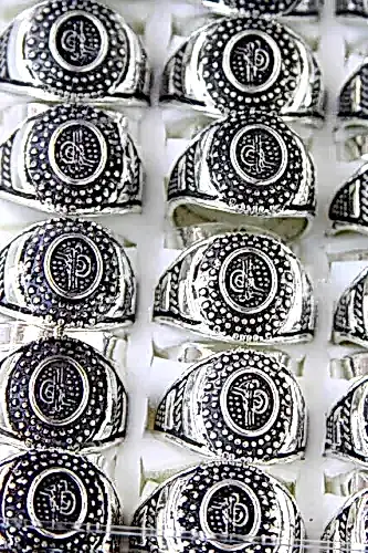 Osmanlı Tuğralı Erkek Yüzüğü 42'li-6128 - İhvan (1)