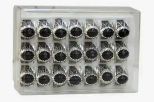 Oval Tuğralı Erkek Yüzüğü 42'li-6128 