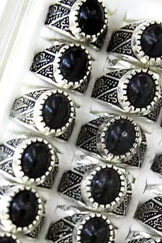 Oval Tuğralı Erkek Yüzüğü 42'li-6128 - İhvan (1)