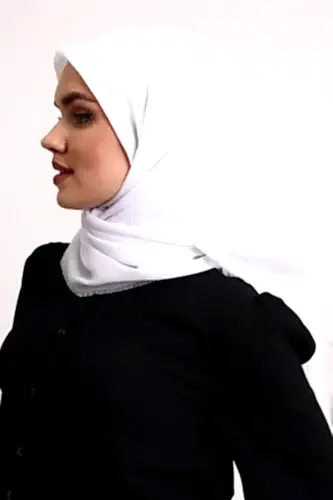 Pamuklu Pano Düz Desensiz Örtü Beyaz 