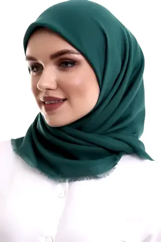 Pamuklu Pano Düz Desensiz Örtü Koyu Yeşil 