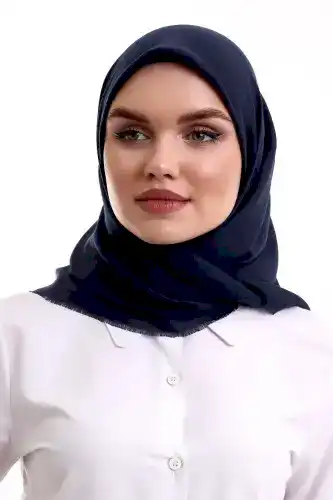 Pamuklu Pano Düz Desensiz Örtü Lacivert - ihvanonline (1)