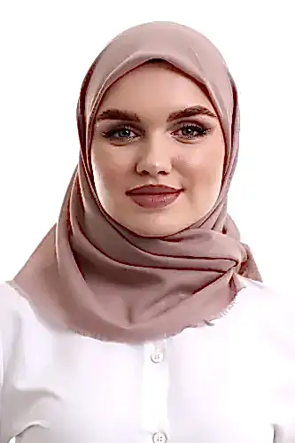 Pamuklu Pano Düz Desensiz Örtü Pudra - ihvanonline (1)