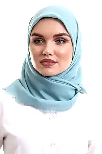 Pamuklu Pano Düz Desensiz Örtü Turkuaz - ihvanonline (1)