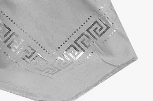 Pano Desenli Varaklı Gri Örtü - İhvan (1)