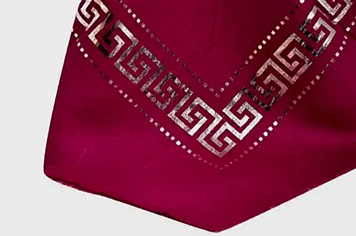 Pano Desenli Varaklı Pembe Örtü - İhvan (1)