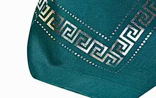 Pano Desenli Varaklı Yeşil Örtü - İhvan (1)