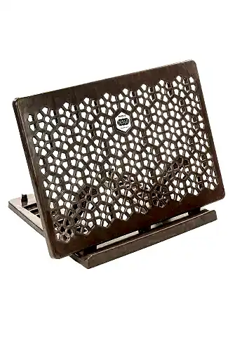 Plastik Rahle - Pratik Rahle - Masa Üstü Rahlesi - Kitap Okuma Standı - Kahverengi 