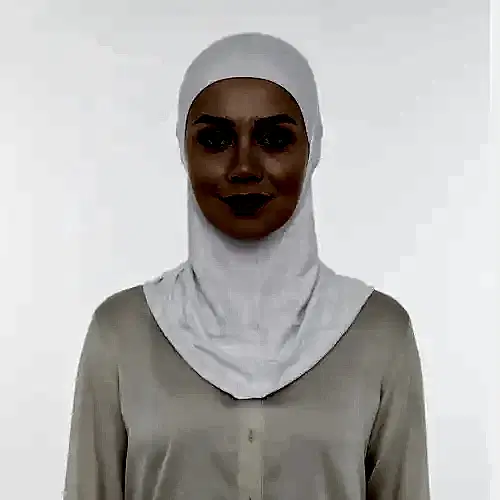 Pratik Boyunluklu Tesettür Hijab Bone Beyaz 