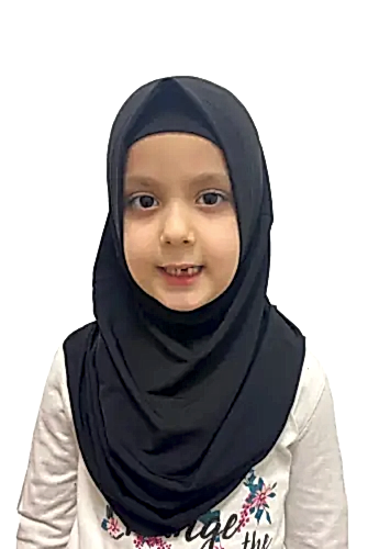 Pratik Hazır Geçmeli Çocuk Eşarbı Siyah 