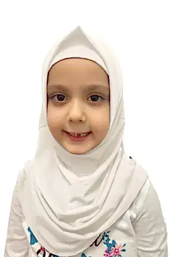 Pratik Hazır Geçmeli Çocuk Eşarp Krem 