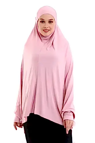 Pudra Hazır Pratik Sultanbaş Tesettür Kollu Penye Sufle Eşarp Hijab - ihvanonline (1)