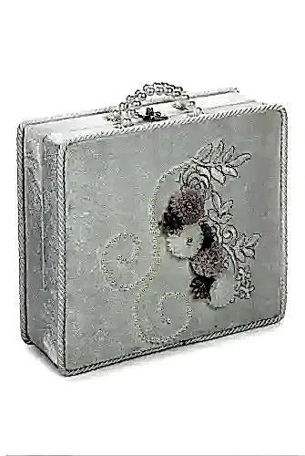 Sandıklı Çiçek Detaylı Çeyizlik Seccade Seti Gelin Bohçasına Uygun Hediyelik Şal Kuranı Kerim Seti Beyaz - İhvan (1)