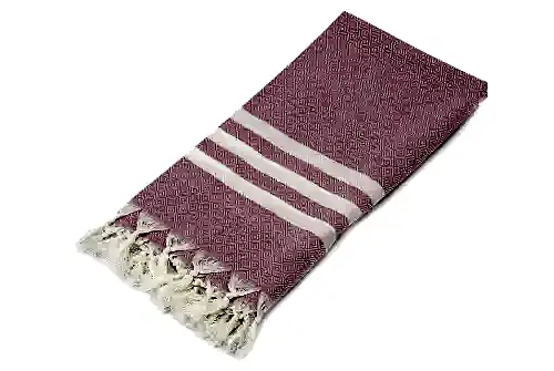 Pembe Pamuk Bambu Peştemal - ihvanonline (1)