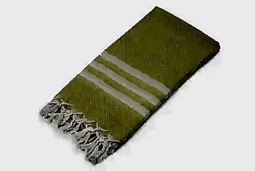 Sarı Pamuk Bambu Peştemal - ihvanonline (1)