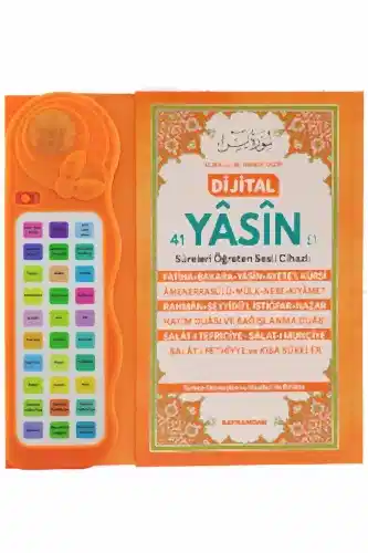 Sesli Yasini Şerif Ögreten Cihaz Sesli Yasin Kitaplı - Turuncu - 1