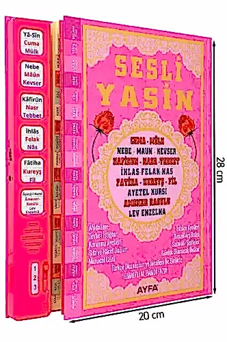 Sesli Yasini Şerif - Rahle Boy - 224 Sayfa - Pembe Renkli - Ayfa Yayınevi - 1