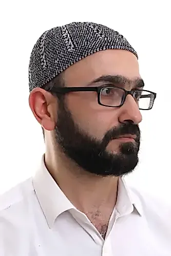 Siyah Gri Kışlık Çift Renk Kadife Namaz Takkesi - ihvanonline (1)