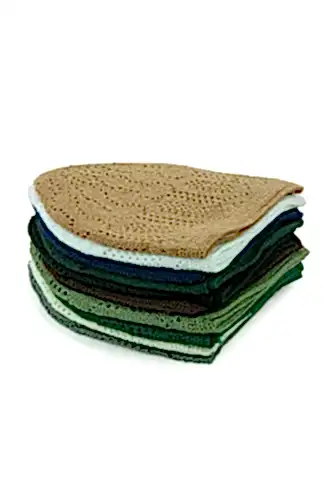 Soylu Mercan Erkek Namaz Takkesi 12 Adet Karışık Renk - ihvanonline (1)