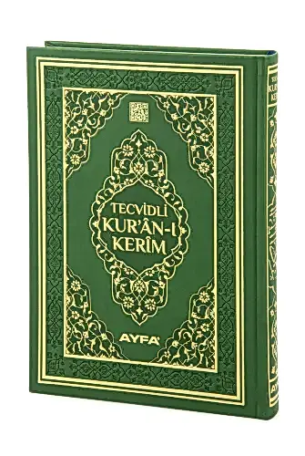 Tecvidli Kuranı Kerim - Termo Deri - Rahle Boy - Yeşil Renkli - Ayfa Yayınevi - Bilgisayar Hatlı 