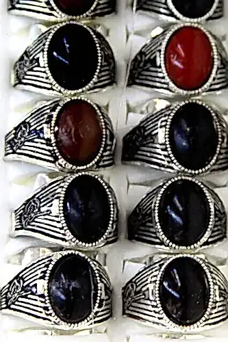 Tuğralı Erkek Yüzüğü 42'li Paket-6128 - İhvan (1)