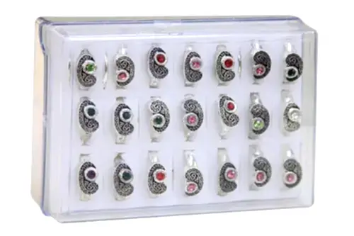 Vav'lı Bayan Yüzüğü-6125 